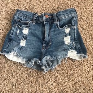 hollister shorts vintage high rise